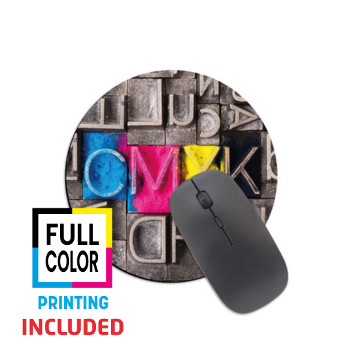 <p>PERSONALISED FULL COLOUR MOUSE PAD 16 CM</p>