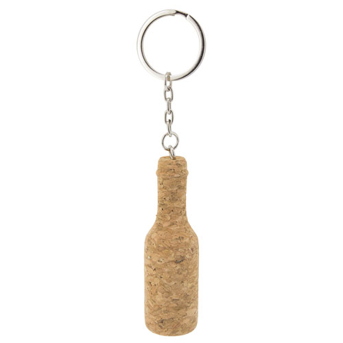 3D CORK KEYRING BOTTLE-SHAPED 