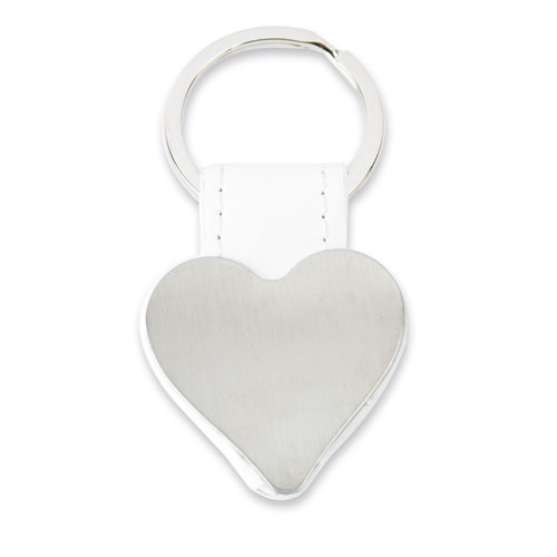 HEART SHAPED METAL KEYRING