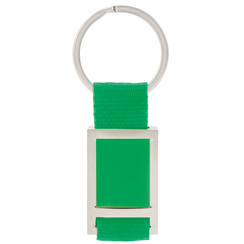 METAL/NYLON KEYRING 