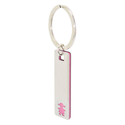 ELONGATED GIRL KEYRING