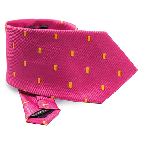 MICROFIBRE TIE SPANISH FLAG