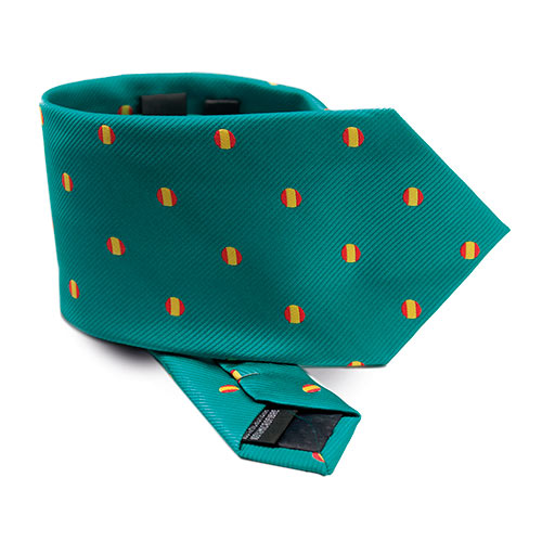 MICROFIBRE TIE SPANISH FLAG