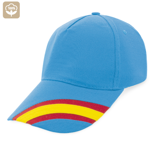 GORRA NACIONAL 5 PANELES ALGODN PEINADO 