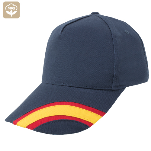 GORRA NACIONAL 5 PANELES ALGODN PEINADO 