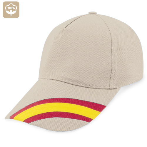 GORRA NACIONAL 5 PANELES ALGODN PEINADO 