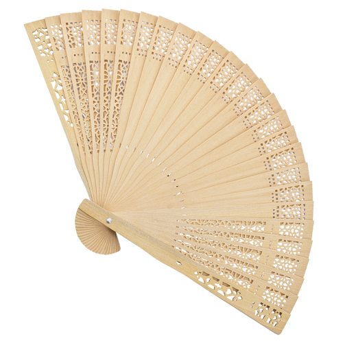 ABANICO CALADO MADERA "SUMIRA"