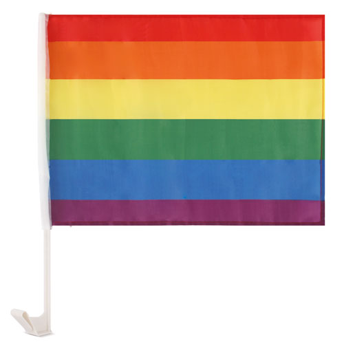 MULTICOLOUR CAR FLAG 