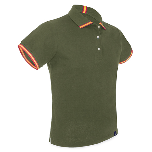 POLO WITH SPANISH FLAG MAN 