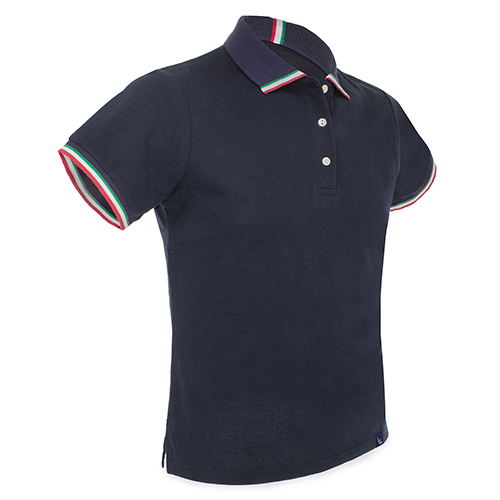 POLO WITH ITALIAN FLAG MAN 