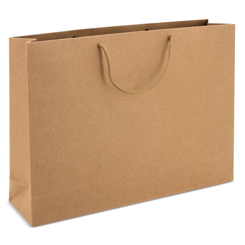 CARDBOARD BAG WITH LOOPSE HANDLE 