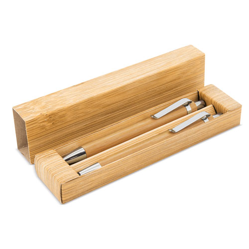 SET BAMBOO PEN+ PROP. PENCIL 