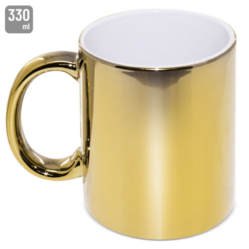 METALIC CERAMIC MUG MULTICOLOR 