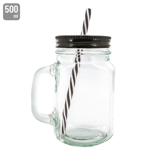 TRASPARENT GLASS JAR CHUR