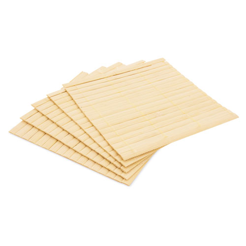 SET OF 5 BAMBOO COASTERS 