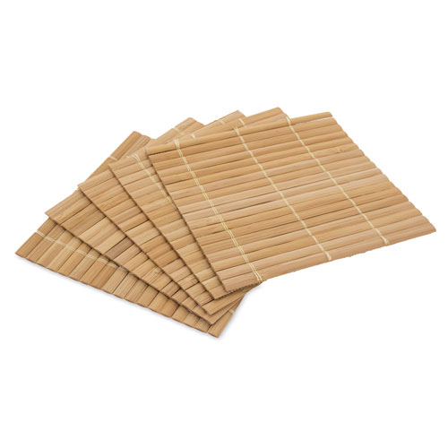 SET OF 5 BAMBOO COASTERS 