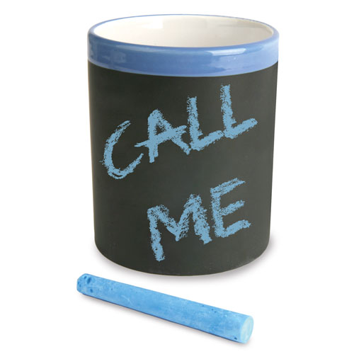 SLATE CERAMIC PENCIL HOLDER 