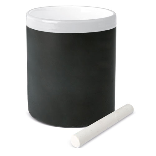 SLATE CERAMIC PENCIL HOLDER 