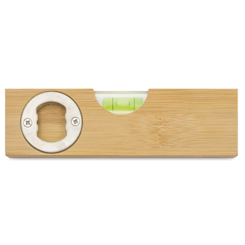 BUBBLE LEVEL WITH BOTTLE OPENER 