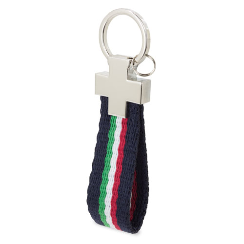 ITALIAN FLAG KEYCHAIN "CATEDRAL"