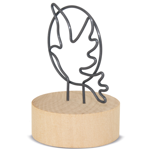 MEMO CLIP WITH WOODEN BASE "ESPÍRITU"