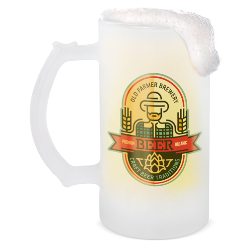 GLASS JUG "BIRRA"