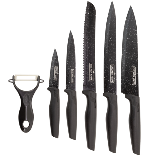 JUEGO DE CUCHILLOS 6 PCS "TITÁN"