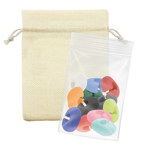 SET 12 MARCADORES DE SILICONA PARA COPAS "SAZUL"