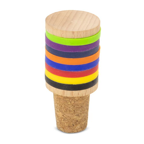 TAPÓN CORCHO Y MADERA CON ANILLAS IDENTIFICADORAS PARA COPAS “TRIANA”