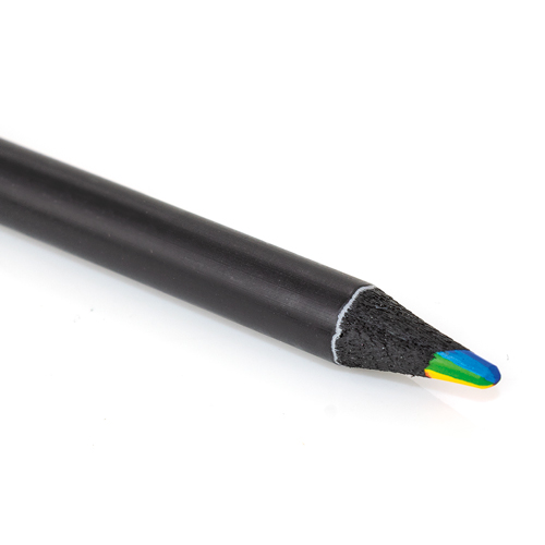 LÁPIZ DE MADERA MULTICOLOR "ARCOIRIS"