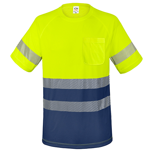 CAMISETA CON BOLSILLO Y BANDAS REFLECTANTES "ELÁST"