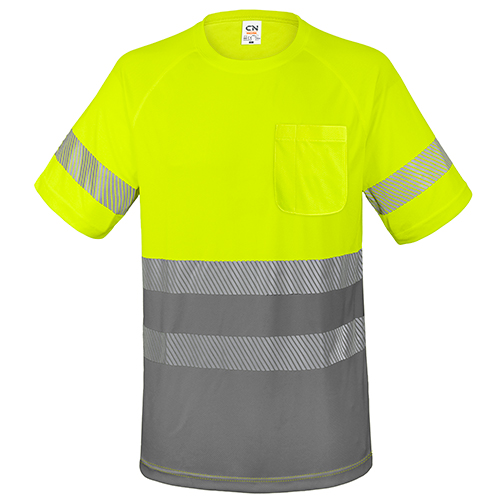 CAMISETA CON BOLSILLO Y BANDAS REFLECTANTES "ELÁST"