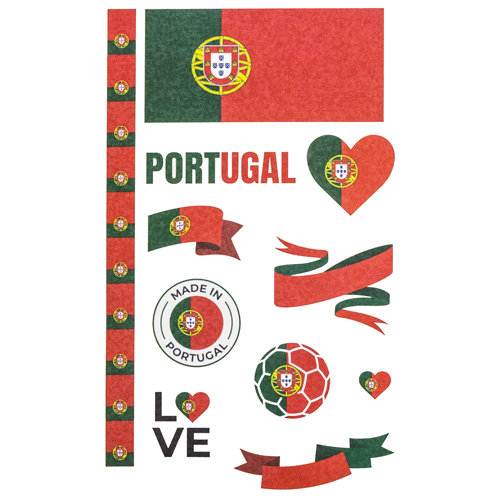 TEMPORARY TATTOOS STICKERS PORTUGAL “COUNTRY”