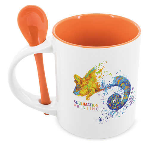 SUBLIMACION ROUND MUG WITH SPOON "NEIVA"