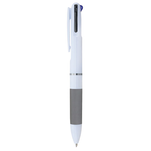 3 COLOURS PEN  WITH METAL RINGS 