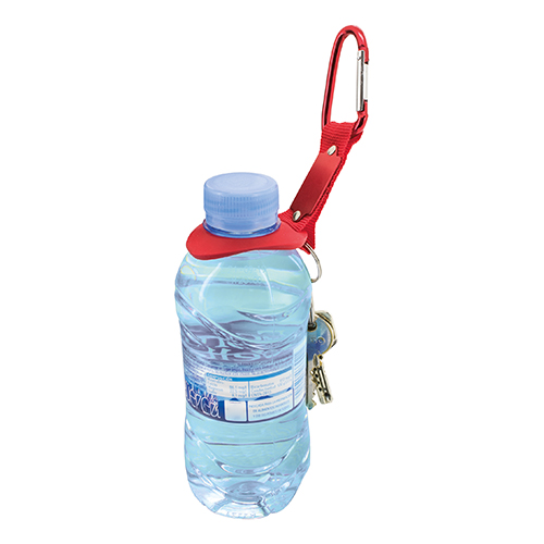 BOTTLE HOLDER KEYRING + CARABINER  NAN