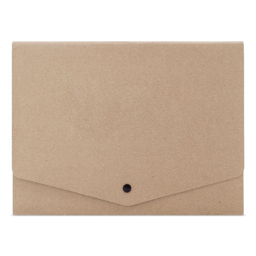 BUTTON RECYCLED BRIEFCASE 