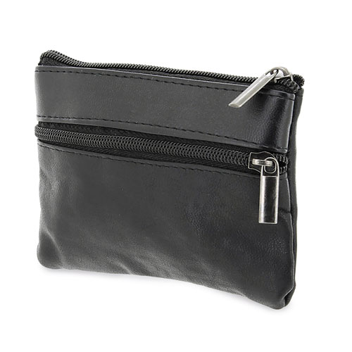 LEATHER PURSE + KEY RING "MINOS"