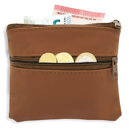 DOUBLE ZIP PURSE LAUREN