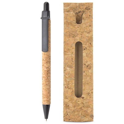 PEN + NATURAL CORK CASE 