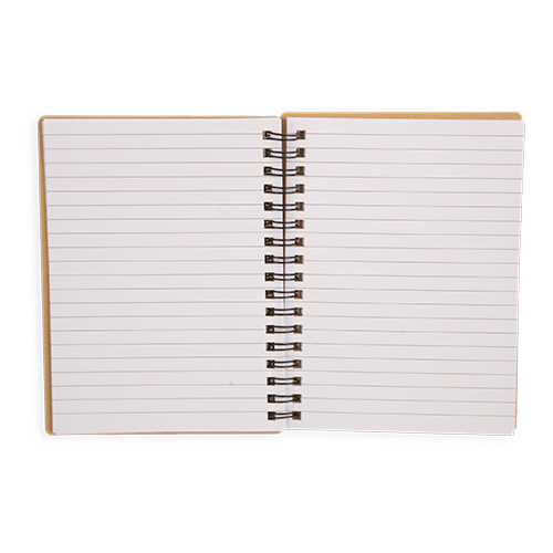 NATURE CORK RINGS NOTEBOOK "PAIX"