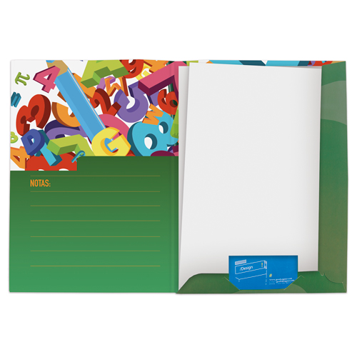 A4 FOLDER WITH ELASTIC RUBBER CLOSURE