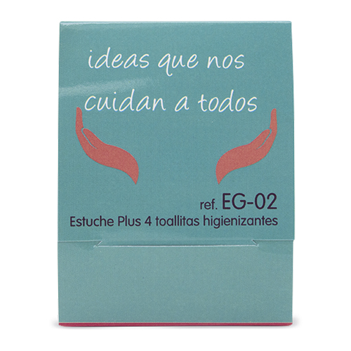 ESTUCHE PLUS 4 TOALLITAS GEL HIGIENIZANTE