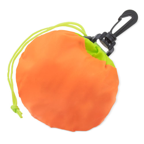 ORANGE FOLDING SHOPPING BAG