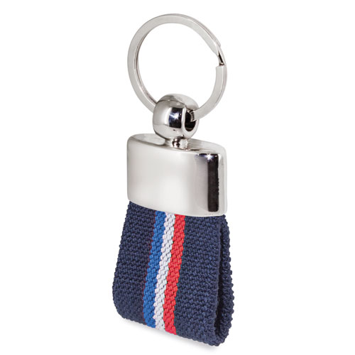 BELTKEYRING FRENCH  FLAG DARK BLUE COL. 