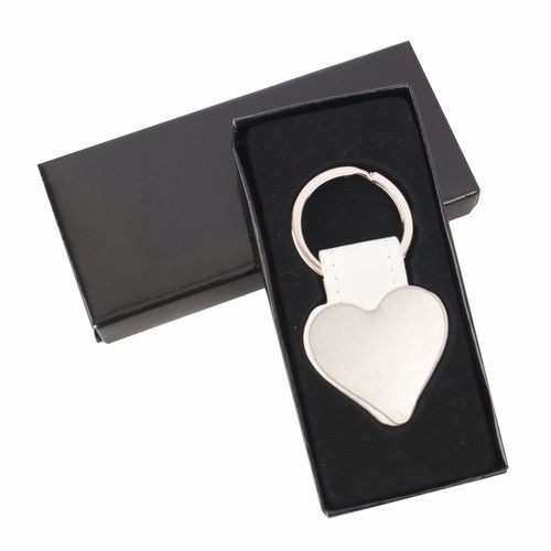 HEART SHAPED METAL KEYRING