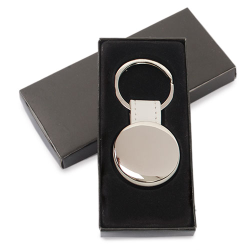ROUND METAL KEYRING