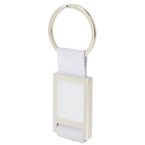 METAL/NYLON KEYRING 