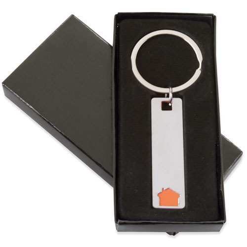 ELONGATED HOUSE KEYRING