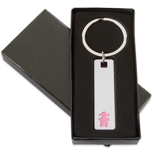 ELONGATED GIRL KEYRING